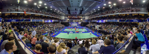 BWF Super Series Badminton au stade Pierre de Coubertin