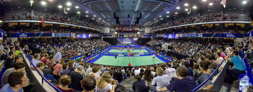 BWF Super Series Badminton au stade Pierre de Coubertin